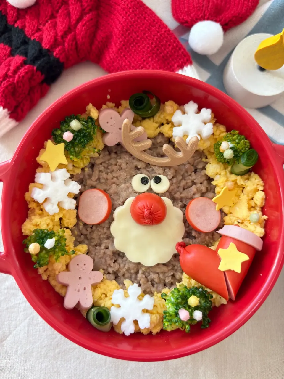 トナカイさんのリースべんとう|yumimaさん