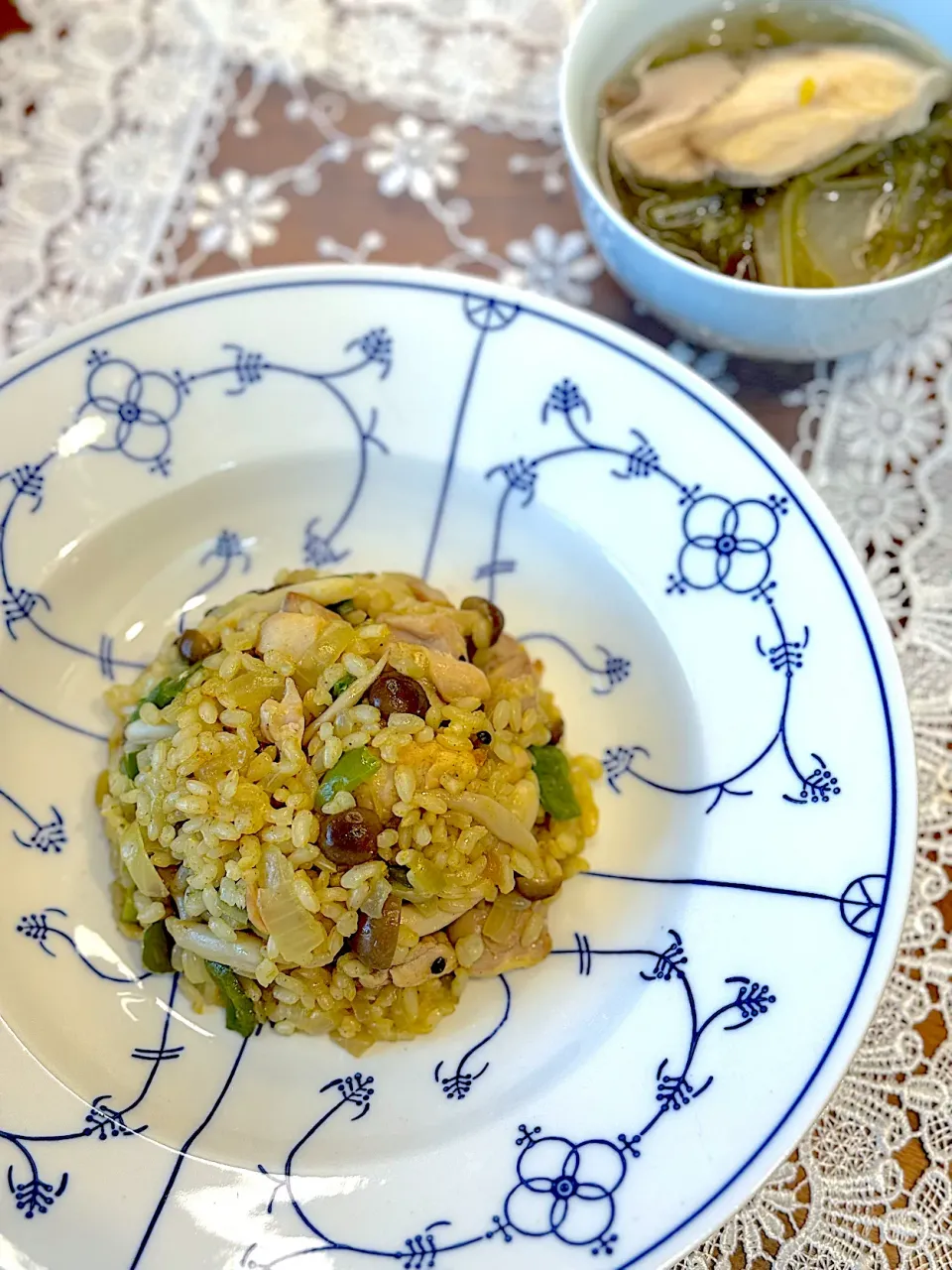 カレー焼き玄米と鰤とカブのスープ|チイホ✨さん