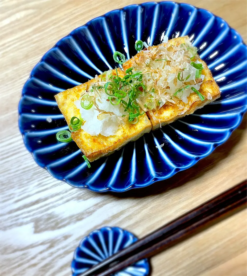 厚揚げ焼き、大根おろし添え|藤田 まり子さん