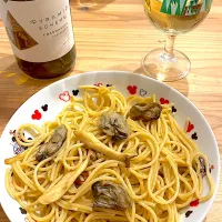 牡蠣のオイル漬けで☆ペペロンチーノ|ぺろたんさん