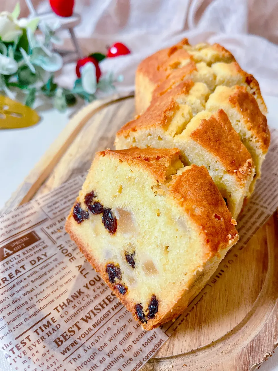 米粉のりんごとレーズンのパウンドケーキ|mai＊さん
