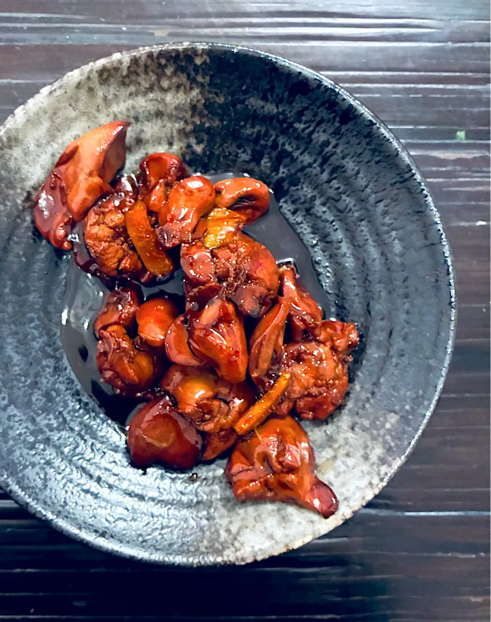 鳥レバーのキャラメリゼ風😋|ぽくくんさん