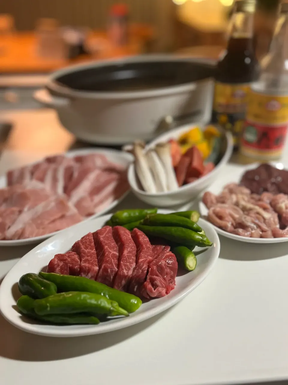 11/29の夕食　恒例のキッチン焼肉|yoneさん