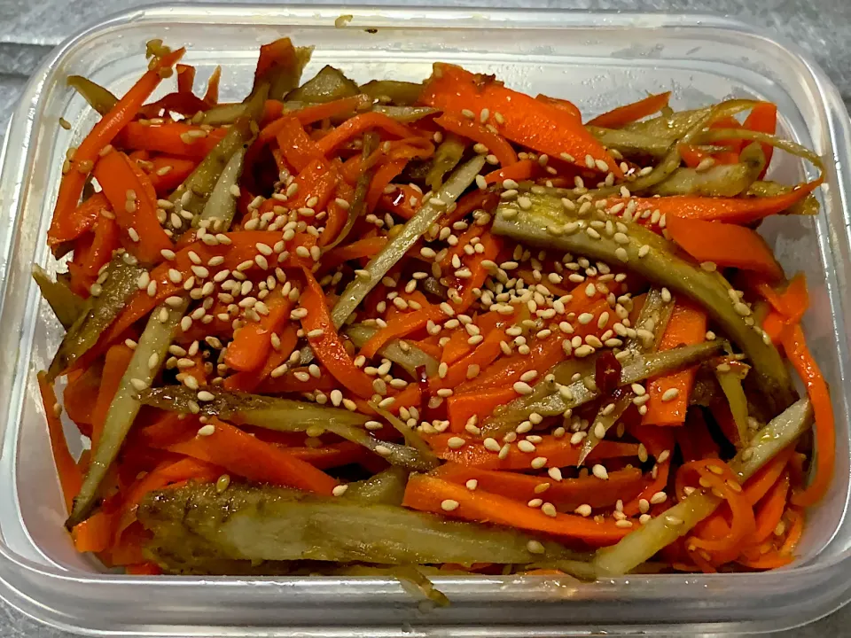 きんぴらごぼう|料理好きなじいさまさん