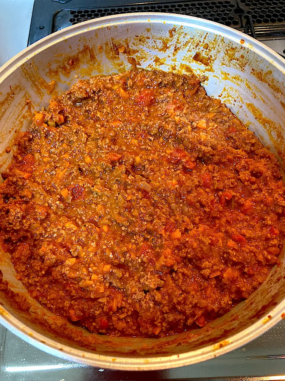 ミートソース　鍋いっぱい|ちいこさん