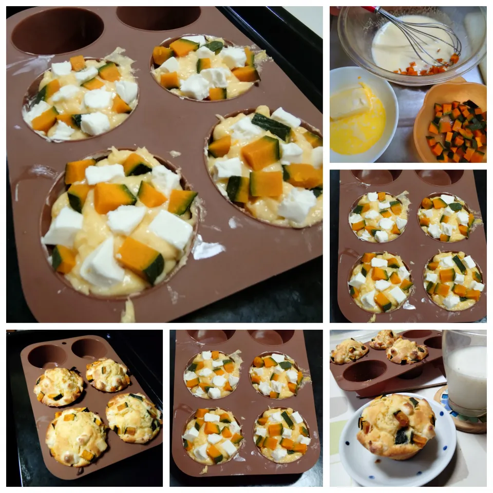 キリとかぼちゃのマフィン|うたかた。さん