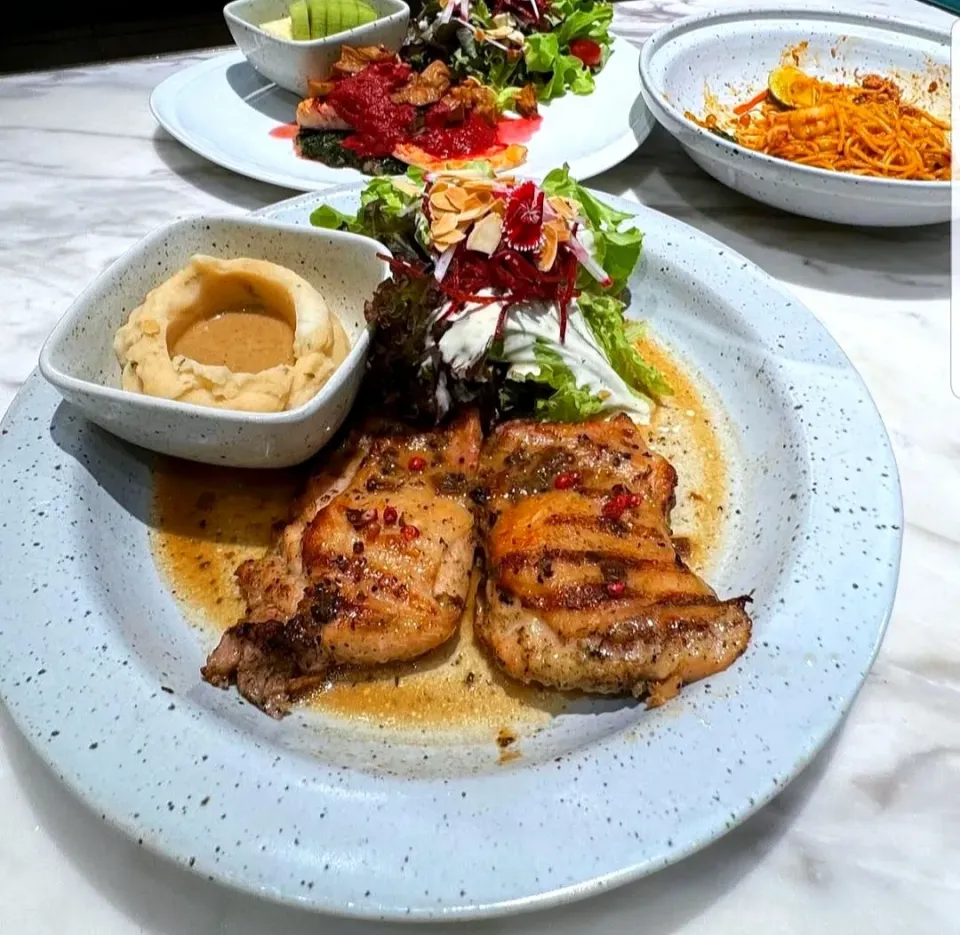 Chicken Steak w/ Truffle Cream Sauce 🐔🍴🤤|An'leeさん