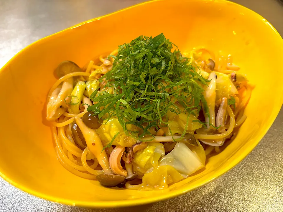 塩辛パスタ|Hiropanさん