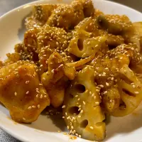 鶏とレンコンのオイスター炒め|Hiropanさん