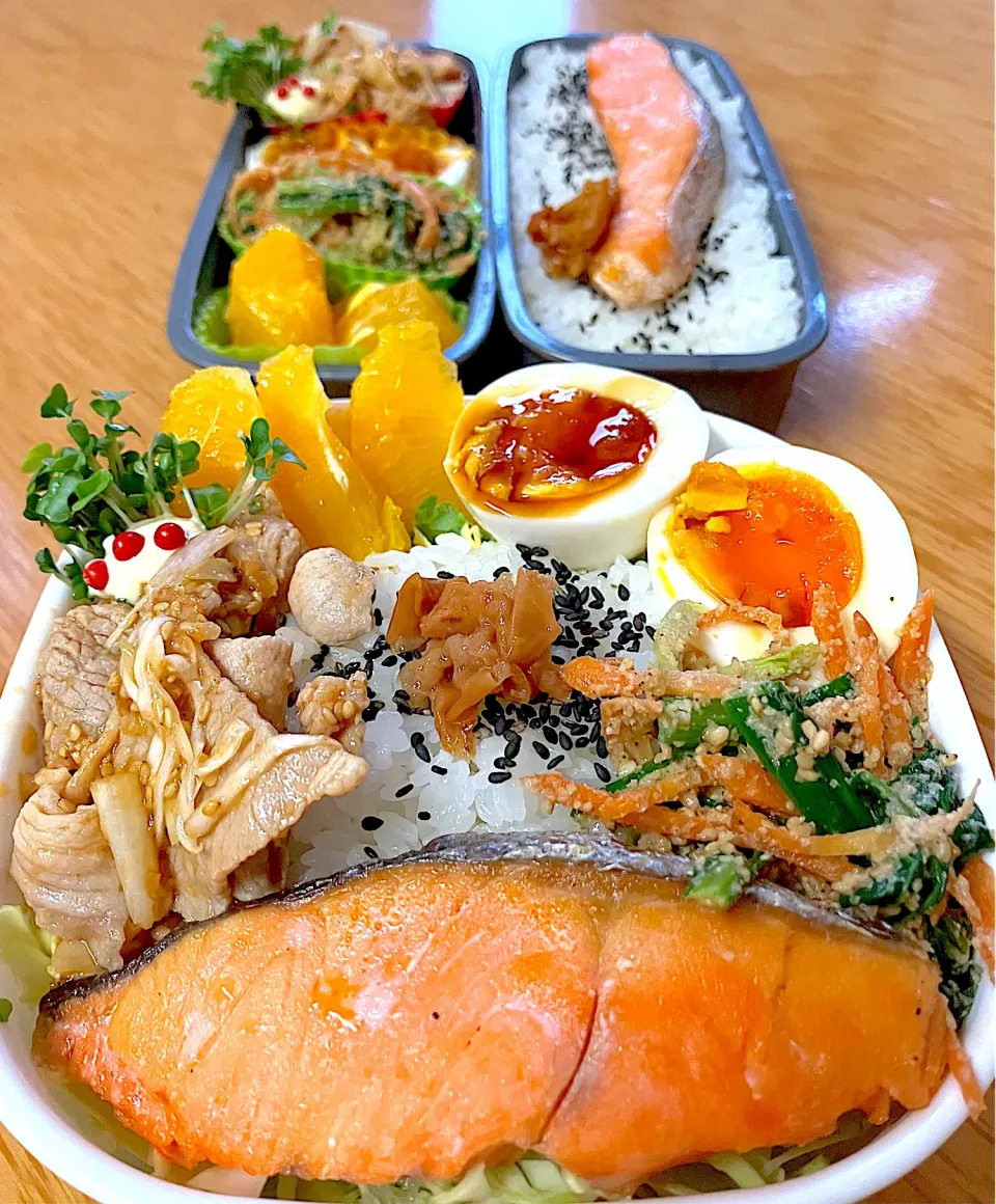 家族お弁当🍱୧⃛(๑⃙⃘◡̈︎๑⃙⃘)୨⃛❤️|ふみぃさん