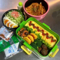 R7.11/30.Sun      ·͜·♡ 今日のお弁当 👨🏻‍🍳|hamakoさん