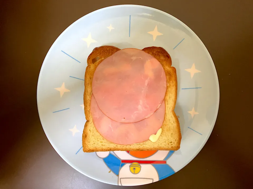 ハムトースト|ばーさんさん
