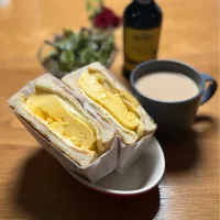 11/1の朝食　たまごサンド|yoneさん