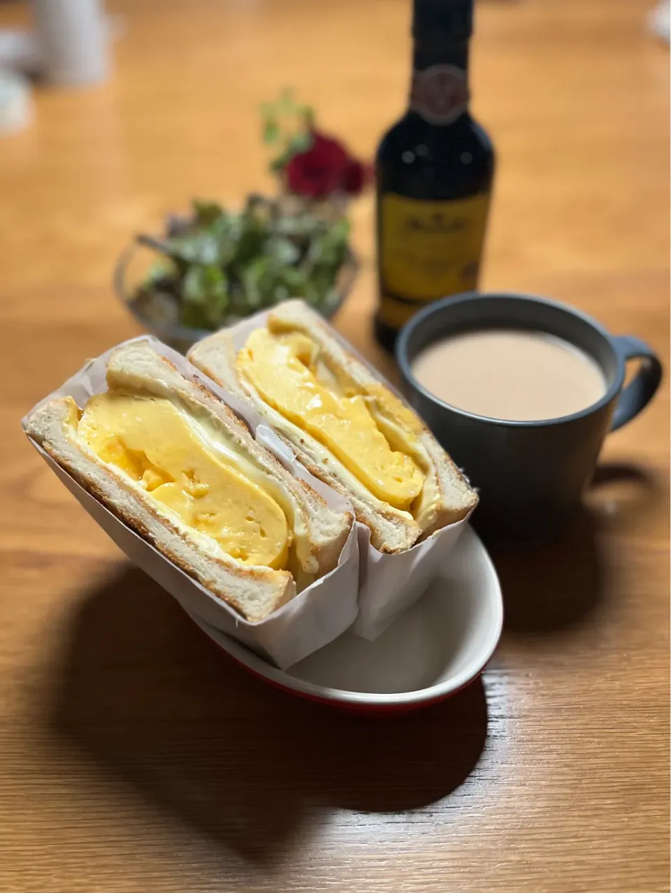 11/1の朝食　たまごサンド|yoneさん