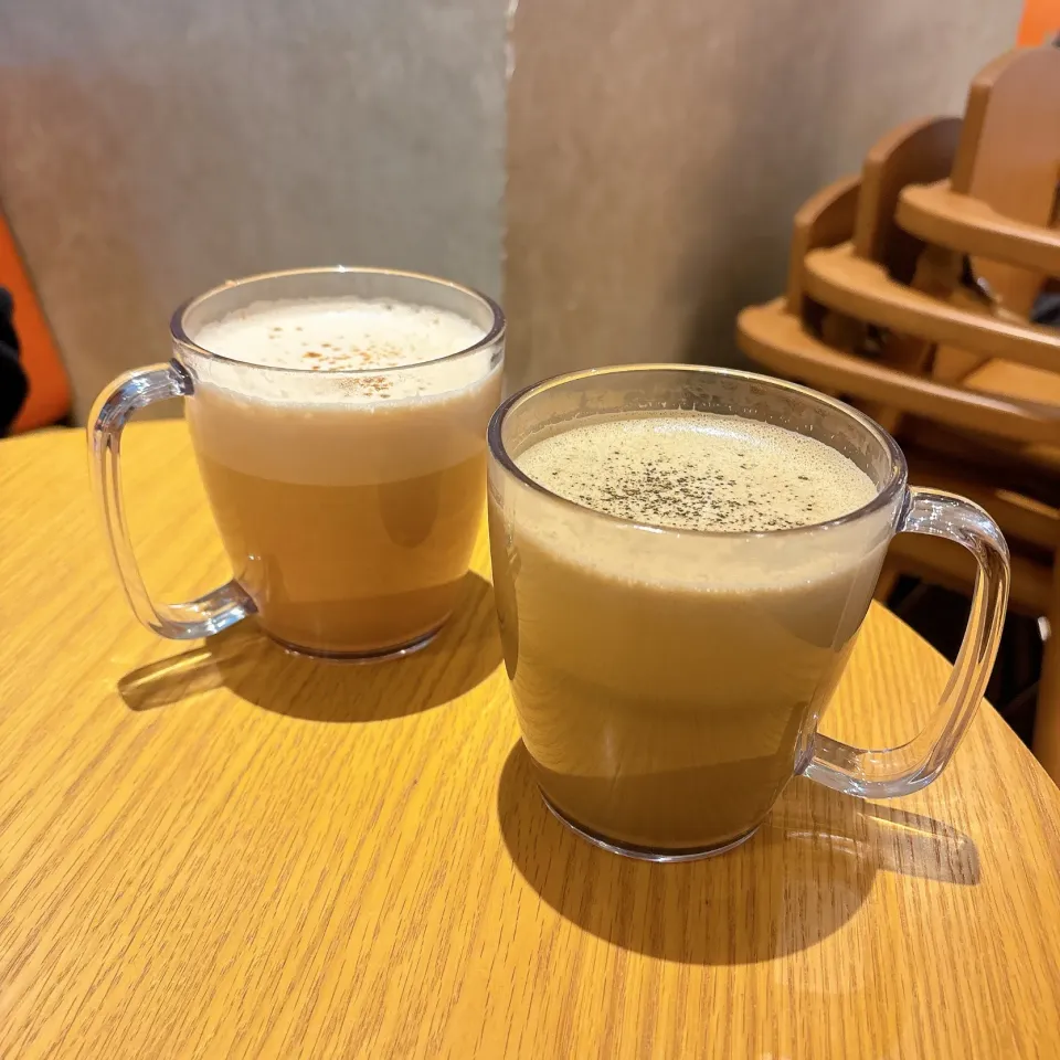 和三蜜ほうじ茶ティーラテ　　　　　　　　ルイボスティーラテ|ちゃみこさん