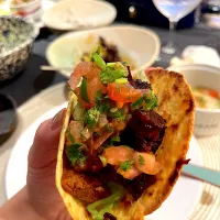 プルドポークのタコス|mmさん