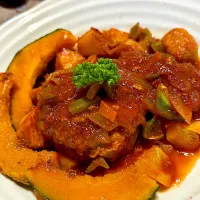 余ったハンバーグ種で作る煮込みハンバーグ|まなまな♡さん