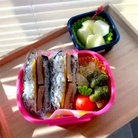 ポークたまごおにぎり弁当|ふうりんさん