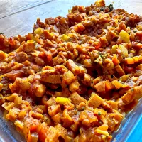 肉なしドライカレー