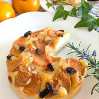みったんさんの料理 fumfumさんの無花果のヨーグルトケーキを柿で|とまと🍅さん