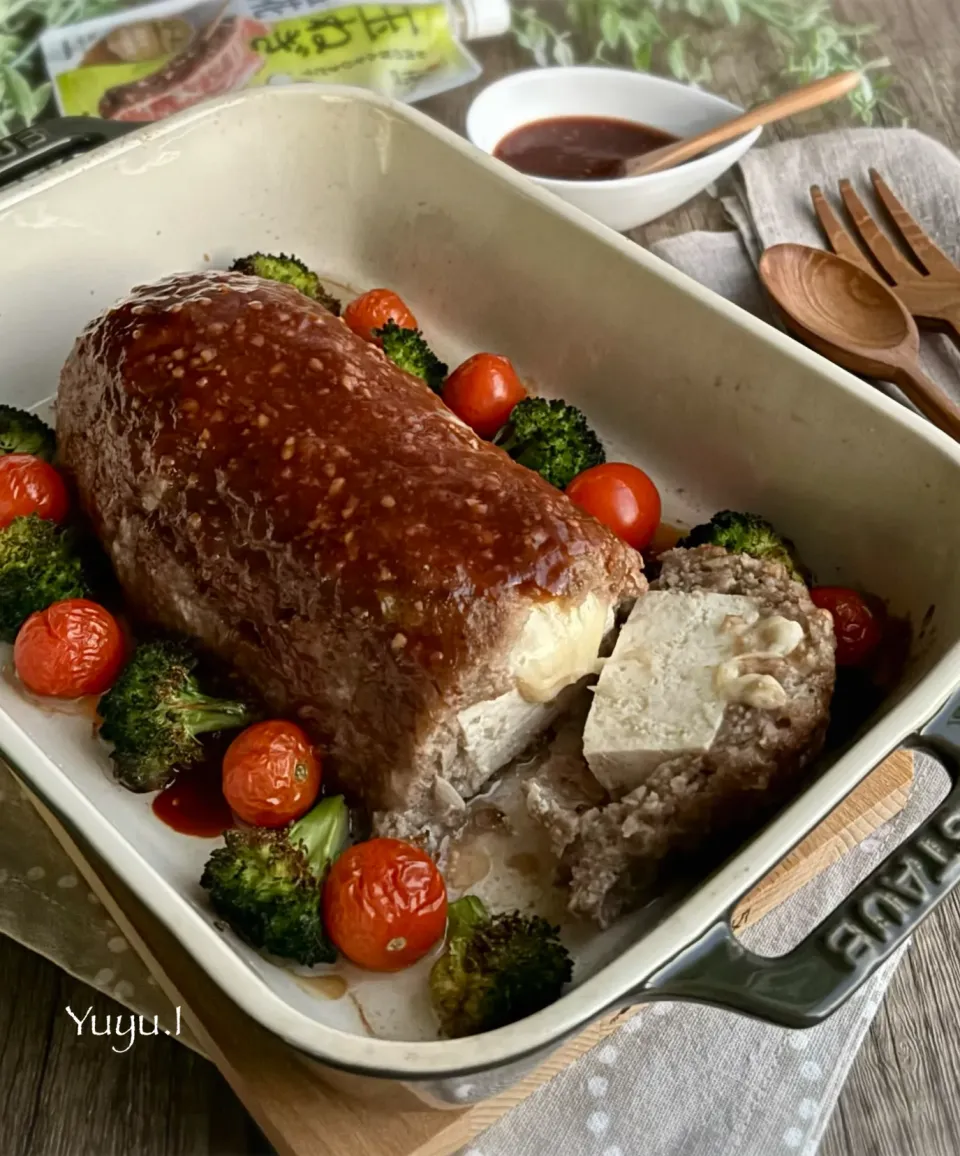豆腐チーズミートローフ|ゆーこどんさん