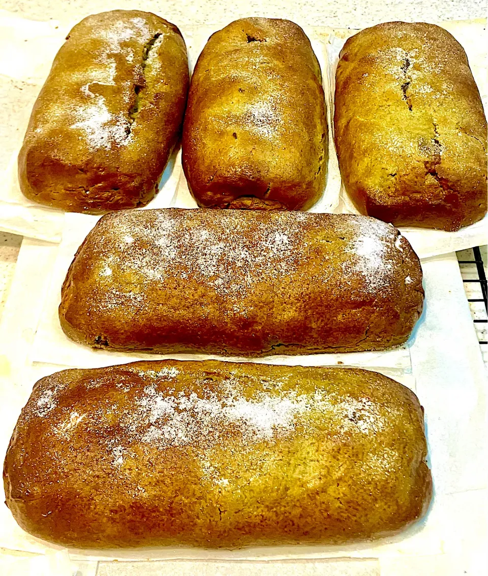 抹茶粉糖降る前の抹茶シュトーレン|ユキちゃんさん