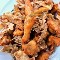 fried chicken with crispy ginger| rufvalさん