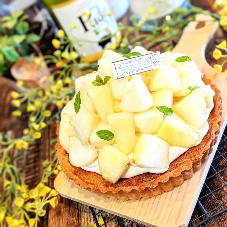 洋梨キャラメルタルト|ゆーきさん