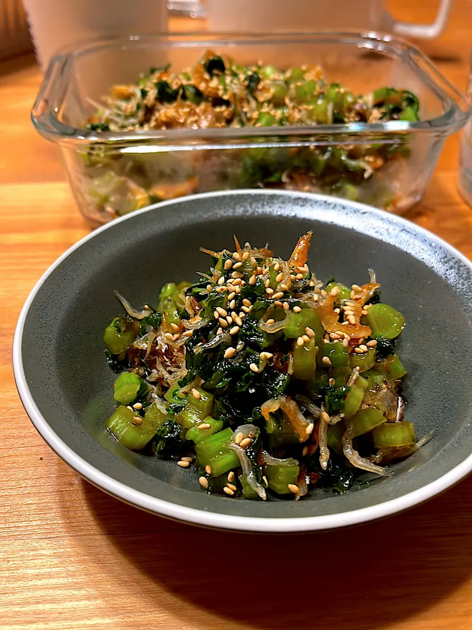 大根菜の甘辛炒め|おさかなさん