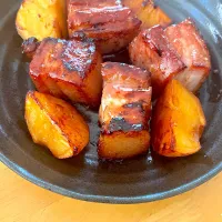 焼豚とじゃがいも|みうのすけさん