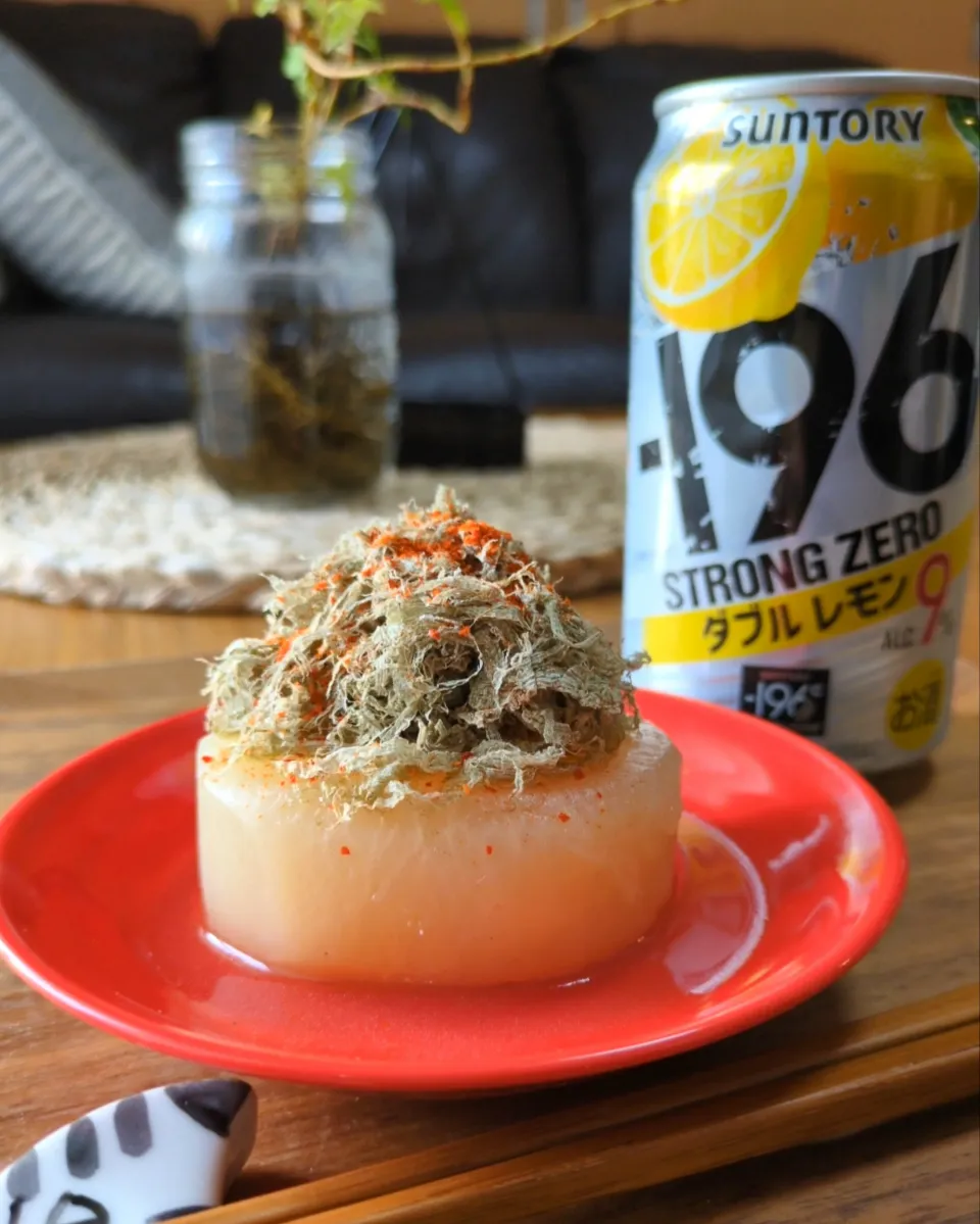 とろろ昆布ｵﾝｻﾞ2日目おでん大根|まりおさん