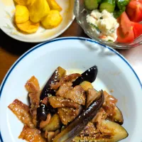 豚バラと茄子の炒め物|ぱやさん