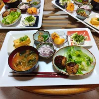 椎茸の肉巻き定食です✨| rikako♪。.:＊さん