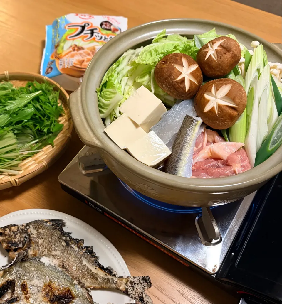 マゴチ入り旨塩鍋🎣✨|kaeさん