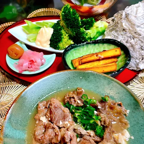 「だしの素　80g」を使ってみたSnapdishの料理・レシピ写真:#味日本だしの素で肉豆腐