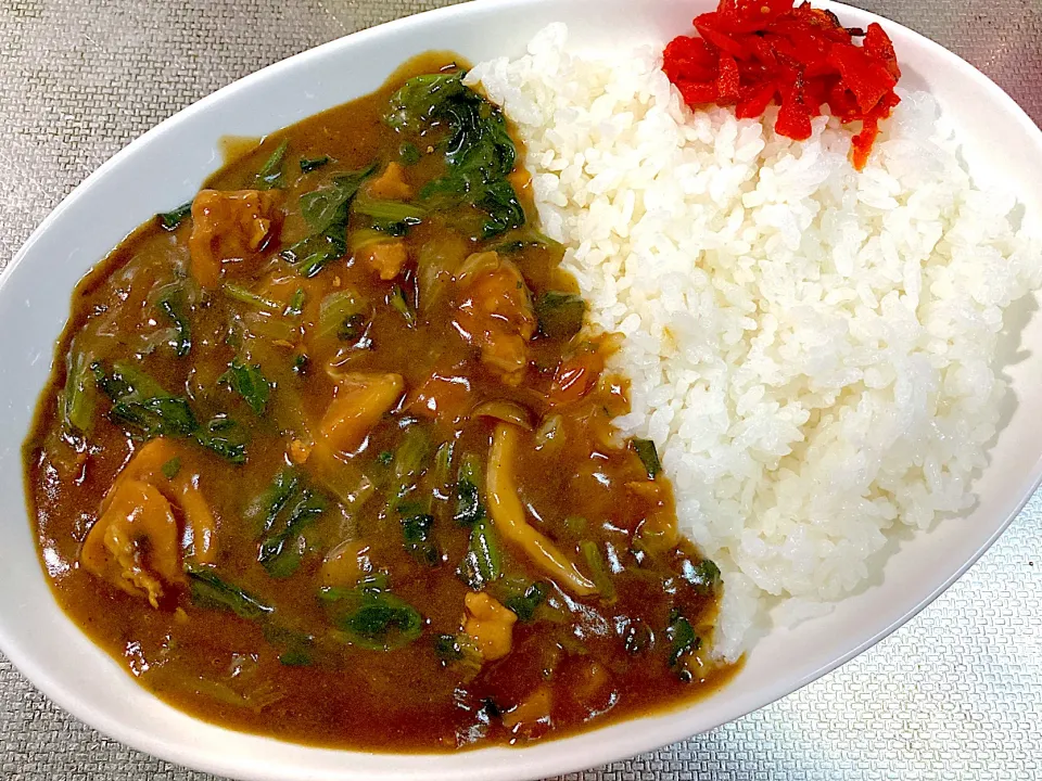 鶏肉とほうれん草のカレー|satoruさん