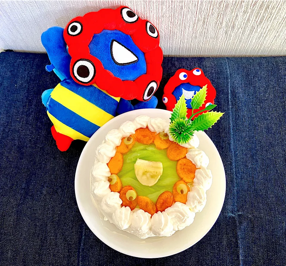 ミャクミャクケーキ🎂|ゆりゆりさん