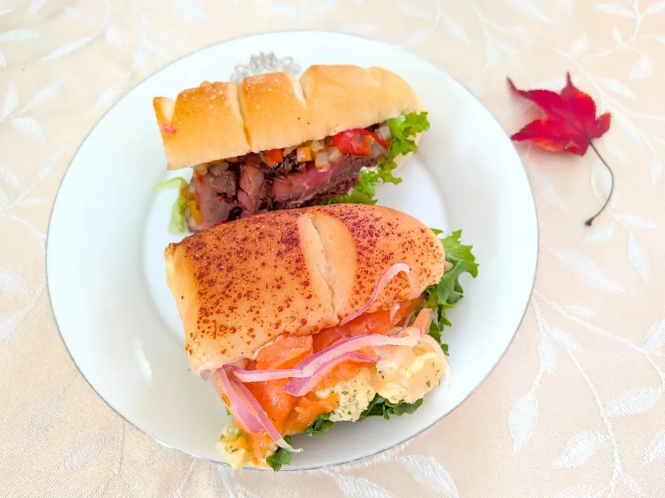11/30のお昼ごはんヴィドフランスのサンドイッチ🥪|卯月さん