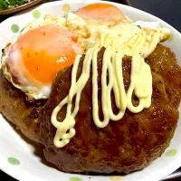 目玉焼き照焼豆腐ハンバーグ|たまさん