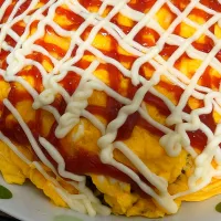 オムライスみ見せかせたオムソバ|時雨さん