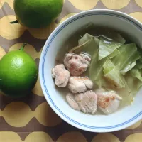チキンとキャベツのレモンスープ|izoomさん