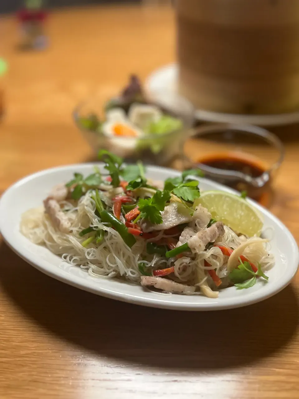 11/30の夕食　ビーフン炒め|yoneさん