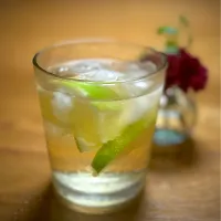 11/30の夕食　ハイボールに国産ベルガモット|yoneさん