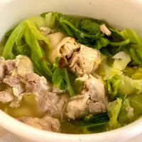 キャベツ鶏塩鍋|あきさん