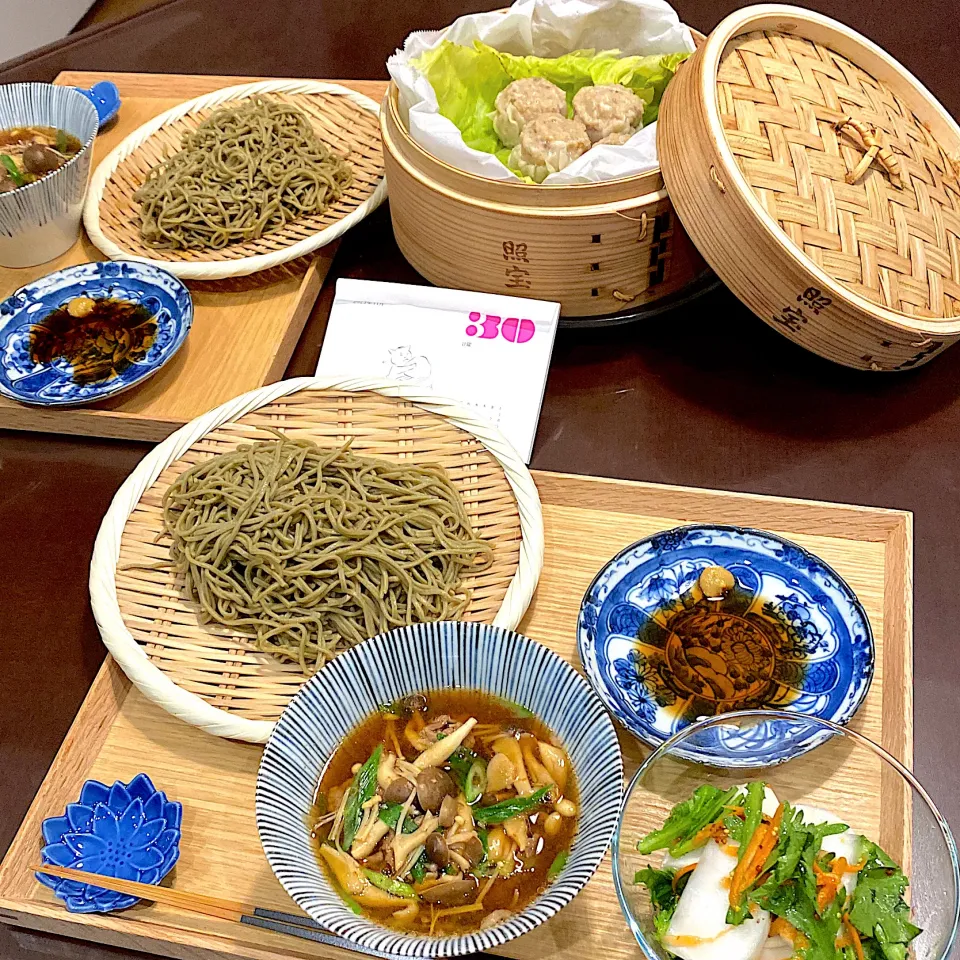 肉汁蕎麦、シュウマイ|papinさん