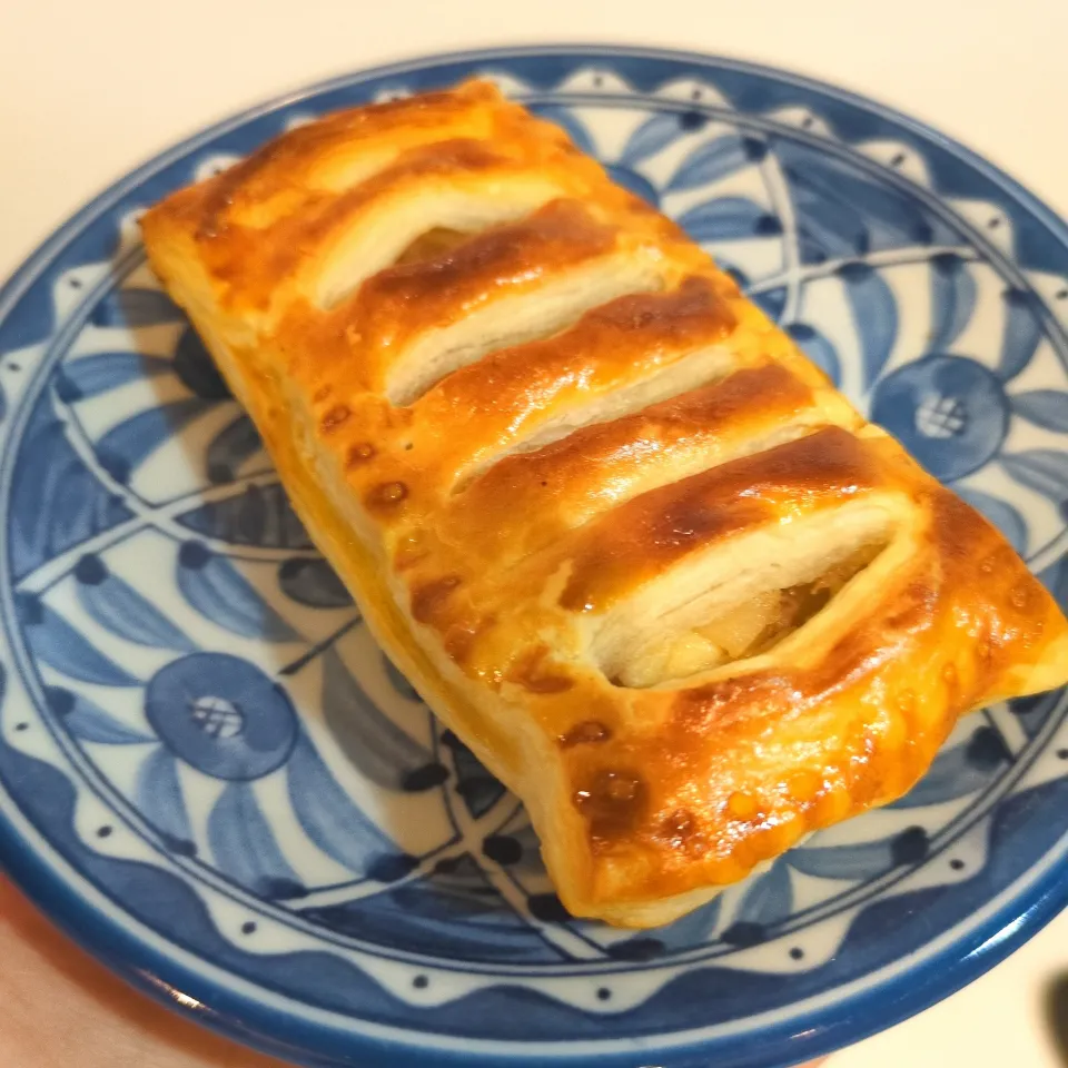 作ってもらったアップルパイ|つくもさん