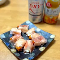 柿×生ハムクリームチーズ|ツナコさん