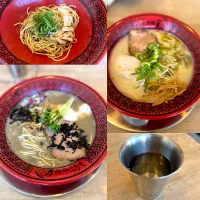 煮干しらーめん🍜　塩こってりらーめん🍜　和え玉|るみおんさん