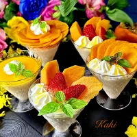 柿のデザート.｡.:*☆|鬼百合さん