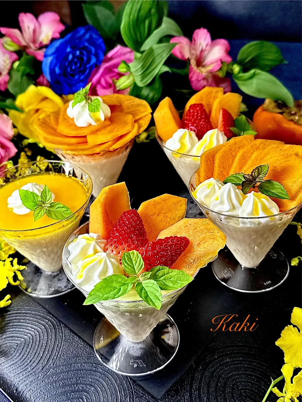 柿のデザート.｡.:*☆|鬼百合さん